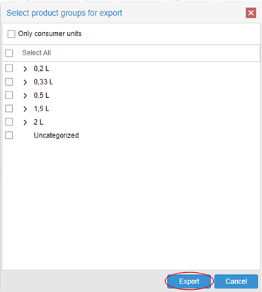 Categorization Export 2.0