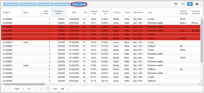 Delete Multiple Promotions 2.1