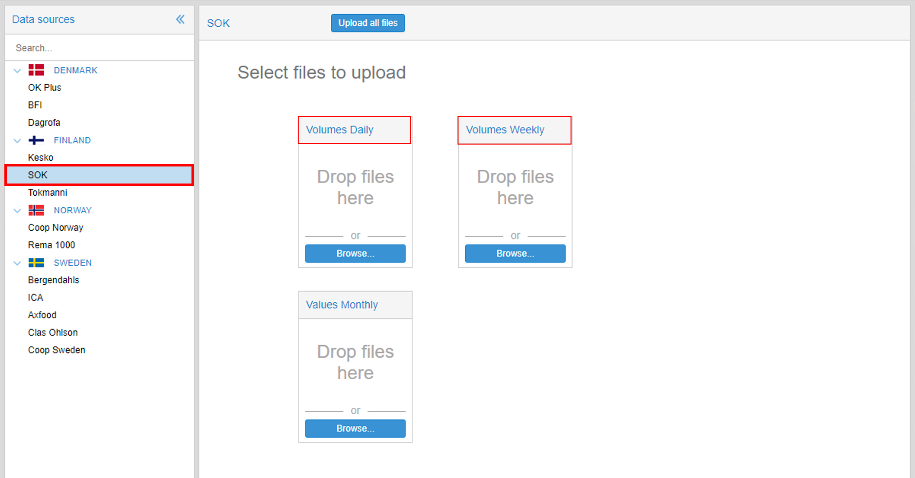 How to upload POS reports for SOK Finland