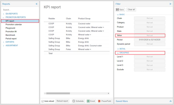 Promotion Report KPI 1.0 